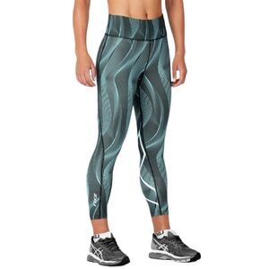 NWT 2XU Mid-Rise Print 7/8 Compression Tights